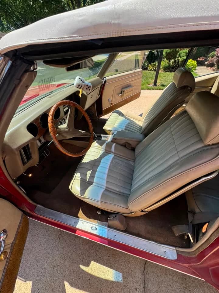 Pontiac LeMans interior before detailing